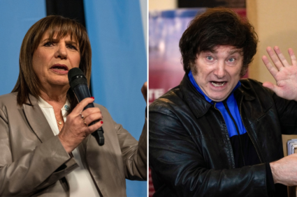 Patricia Bullrich da su apoyo a Javier Milei