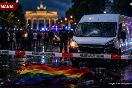 Atentado terrorista islamista contra la marcha del Orgullo deja un muerto y 29 heridos en Berlín