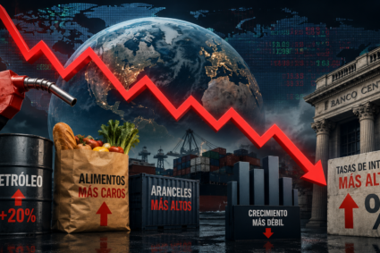 Inflación persistente y menor crecimiento amenazan con frenar la economía mundial