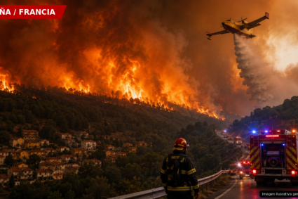 España y Francia enfrentan días críticos: el calor extremo amenaza con reactivar incendios históricos