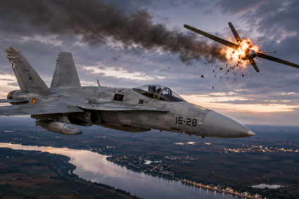Un F-18 español derriba un dron sobre Rumania y eleva la tensión en el flanco oriental de la OTAN