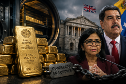 El oro venezolano congelado en Londres se convierte en pieza clave de la negociación política