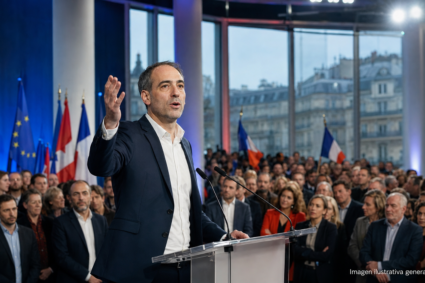 Glucksmann lanza su candidatura presidencial y desafía a Mélenchon por el liderazgo de la izquierda francesa