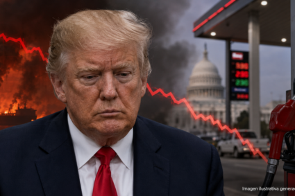 Trump cae a su nivel más bajo de aprobación y enciende las alarmas republicanas