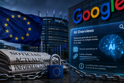 Unión Europea pone bajo presión a Google por el uso de noticias en sus respuestas de inteligencia artificial